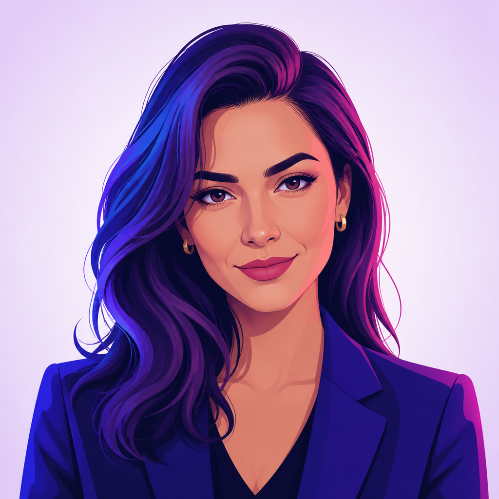 Portrait of Olivia Chase, AI Personal Assistant at Falcon Web Flows